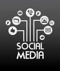 Social media design, vector illustration.