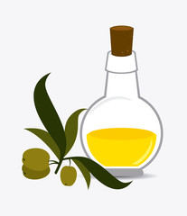 Olive oil design.
