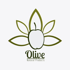 Olive oil design.