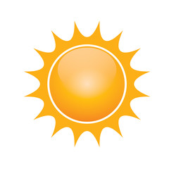 Vector symbol of sun