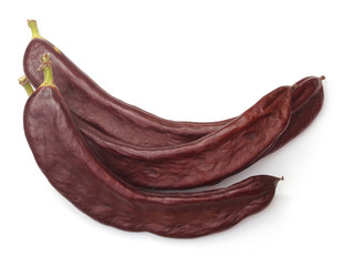 Carob pod isolated