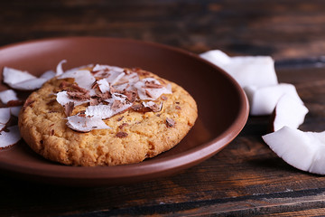 Cookie with coconut chips