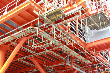 construction worker on a scaffold