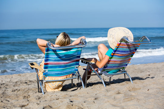 Friends at the beach