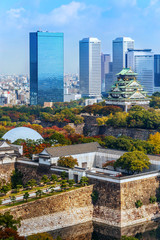 Naklejka premium Osaka Castle