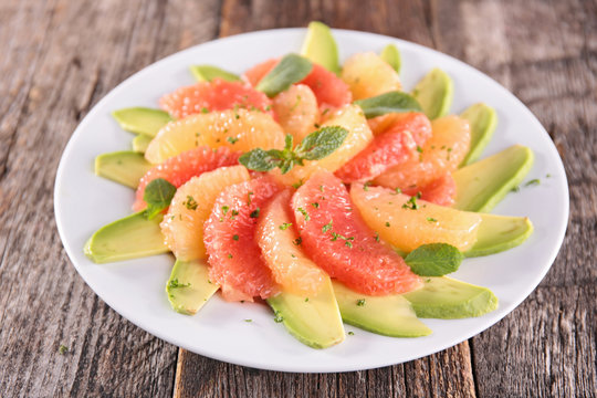 Grapefruit And Avocado Salad