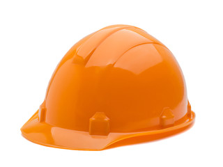 Construction helmet isolated on white background