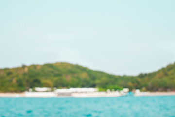 Beautiful sea summer or spring abstract background. Golden sand