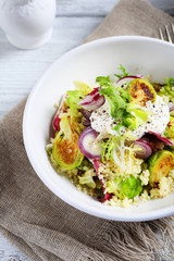 Couscous salad with vegetables