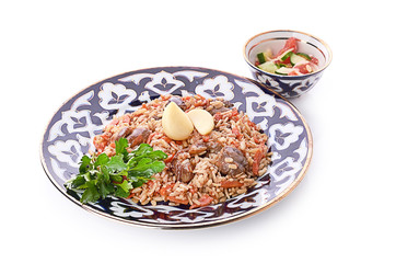 Pilau - traditional uzbek dish