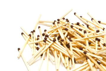 small heap of many matches
