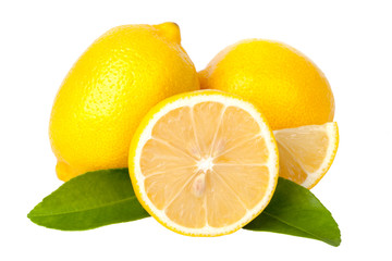 Fresh lemon isolated