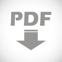 Pdf black icon