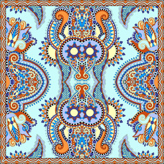neck scarf or kerchief square pattern design