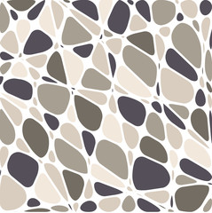 Abstract stone shapes pattern vector