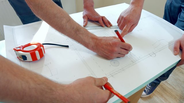 Project development of a large building.