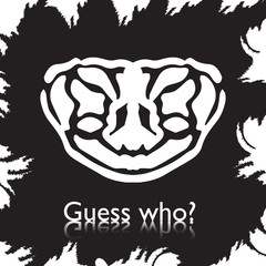 original face masks ancient gods, for tattoo and ancient amulets