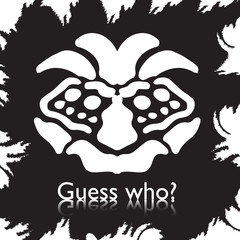 original face masks ancient gods, for tattoo and ancient amulets