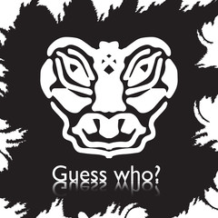 original face masks ancient gods, for tattoo and ancient amulets