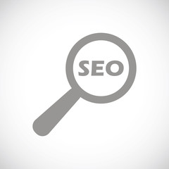 Seo search black icon