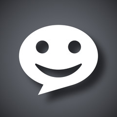 Message icon, stock vector