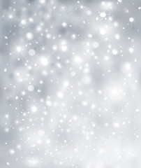 Lights on gray background.