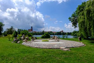 Schaugarten am Tiefwarensee in Waren, Müritz, Mecklenburg-Vorpo