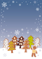 Gingerbread Christmas trees