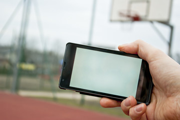 Smartphone and sport area