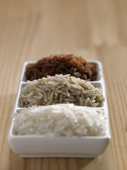 few different type of rice