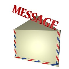Fototapeta premium Message