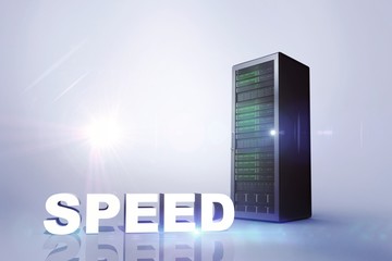 Composite image of speed