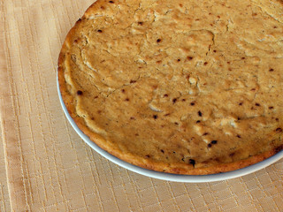 Barbotta - onion pie, traditional food from Lunigiana, Tuscany