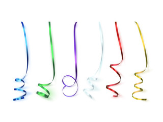 Set of colorful ribbons