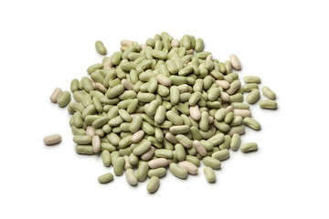 Heap of french flageolets beans
