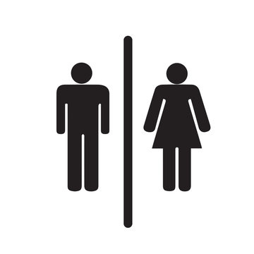 Toilet Symbol Male and Female