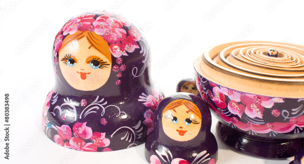 Wall mural Matryoshka nesting set