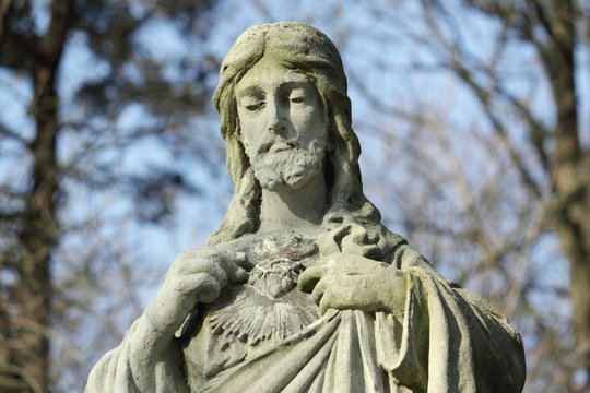 Jesus Christ the teacher (ancient statue)