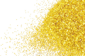 Golden Glitter Background