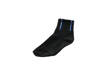 A old sock isolated on white