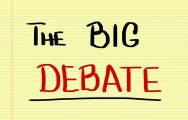The Big Debate Concept
