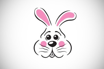 Composite image of easter bunny