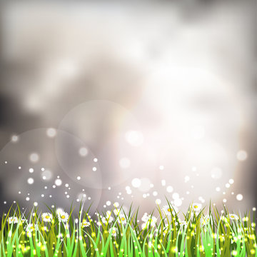 Background with Grass