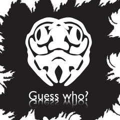 original face masks ancient gods, for tattoo and ancient amulets