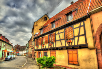 Buildings in Wasselonne - Bas-Rhin, Alsace, France
