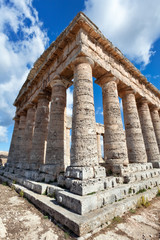 Ancient greek temple of Segesta, Sicily