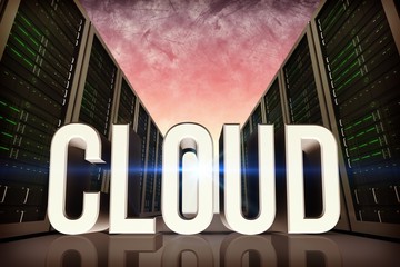 Composite image of cloud