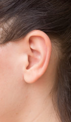 Fototapeta premium woman ear