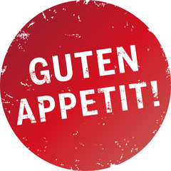 Button Stempel Guten Appetit - obrazy, fototapety, plakaty