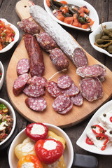 Spanish tapas food
